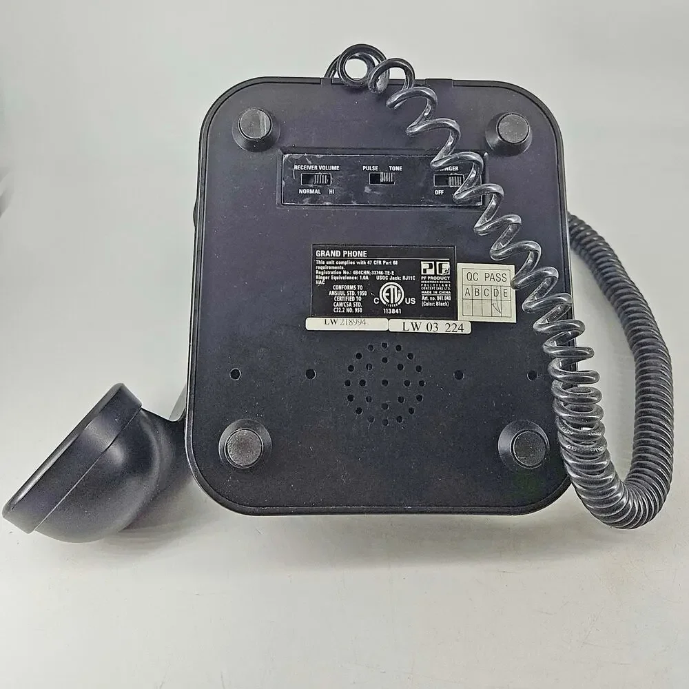 Pottery Barn Cordless Grand telephone Phone w Handset Retro Wireless landline